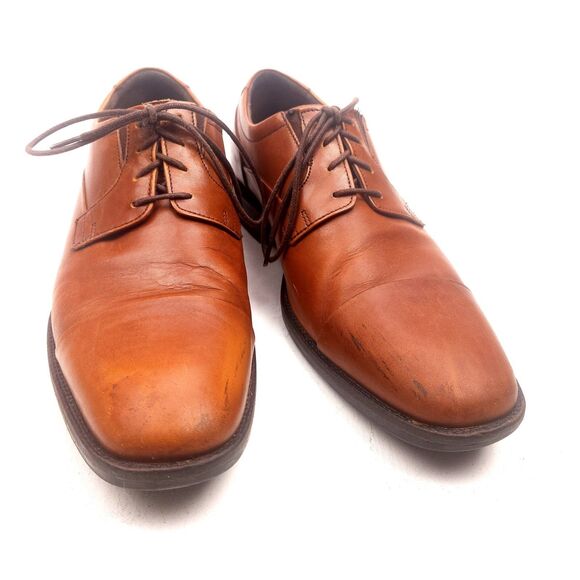 Johnston & Murphy Men\'s Lancaster Cap Toe Tan Brown Oxford Dress Shoes Size 11 M main image 10